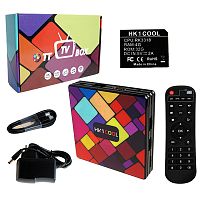 медиа-приставка hk1 cool - 4gb/32gb android 9,0 медиаплеер smart tv iptv ott приставка 4k hd h.265  фото