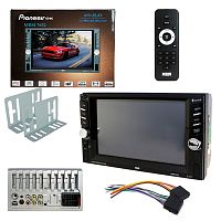 автомагнитола 2din pioneeirok mrm 7652 mirrorlink,пультду сенсорный экран 6" fm радио, bluetooth,usb  фото